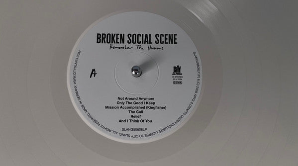 Broken Social Scene - Remember The Humans - LP, Album, Ltd, Cre