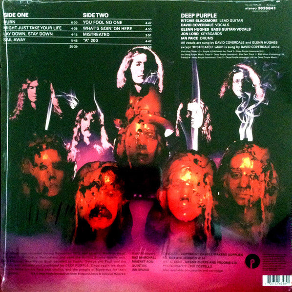 Deep Purple - Burn (LP, Album, RE, RM, 180) (Mint (M))