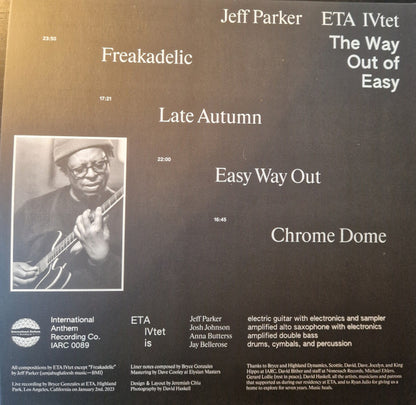 Jeff Parker ETA IVtet - The Way Out Of Easy (2xLP, Album) (Mint (M))