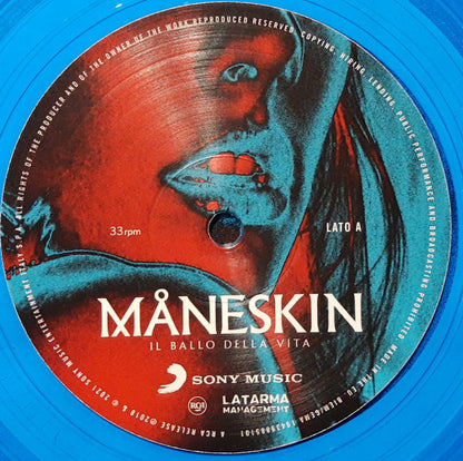 Måneskin - Il Ballo Della Vita (LP, Album, RE, Blu) (Mint (M))