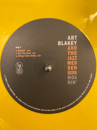 Art Blakey &amp; The Jazz Messengers - Moanin' (LP, Album, Ltd, RE, Yel) (Mint (M))